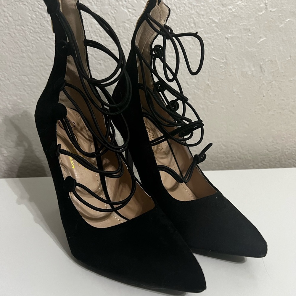 Black heels
